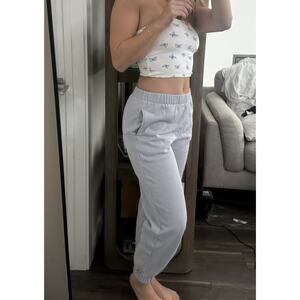 John Galt Ultra-Soft Lavender Grey sweatpants/Joggers Oversized & Cozy XS